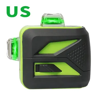 

Laser Level 12 Lines 3D Self-Leveling 360 Horizontal And Vertical Cross Super Powerful Green Laser Beam Line