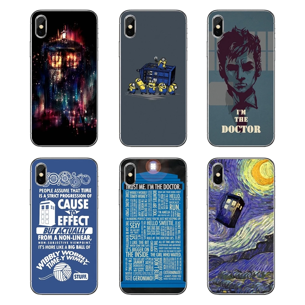

For Huawei P20 Lite Nova 2i 3i 3 GR3 Y6 Pro Y7 Y8 Y9 Prime 2018 2019 Doctor Who Tardis Police Box Transparent Soft Shell Covers