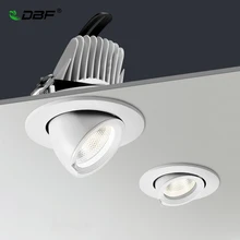 LED Downlight dimmbare 7W 10W 15W 20W einstellbar 360 Grad Einbau LED Decke Spot Licht AC110V 220V Stamm downlight LED