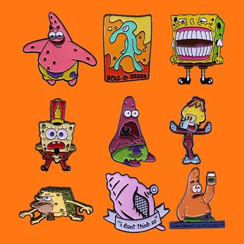 

Funny Animation Lapel Enamel Pins Cute Men Women Fashion Backpack Hat Bag Collar Badge Metal Cartoon Brooch Fashion Jewelry Gift