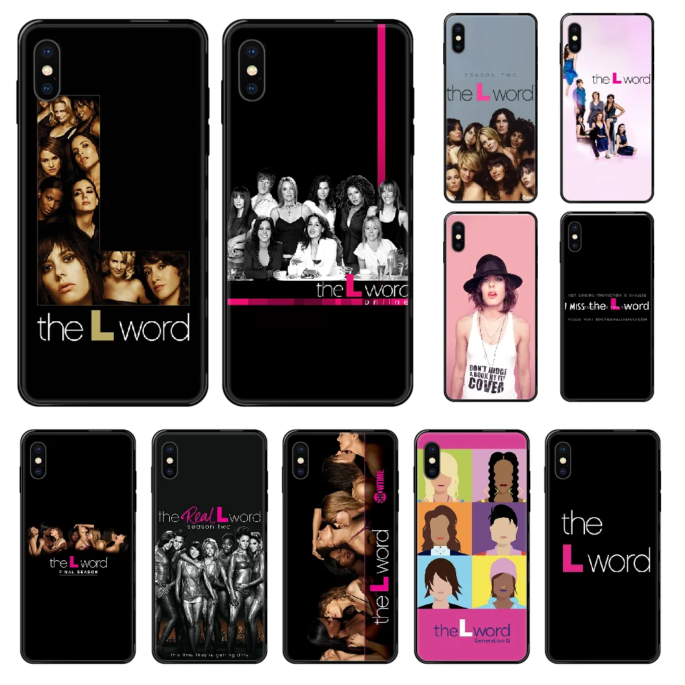 Чехол для телефона L Word TV iphone 4 4s 5 5S SE 5C 6 6S 7 8 plus X XS XR 11 PRO MAX 2020 Черный Модный чехол с