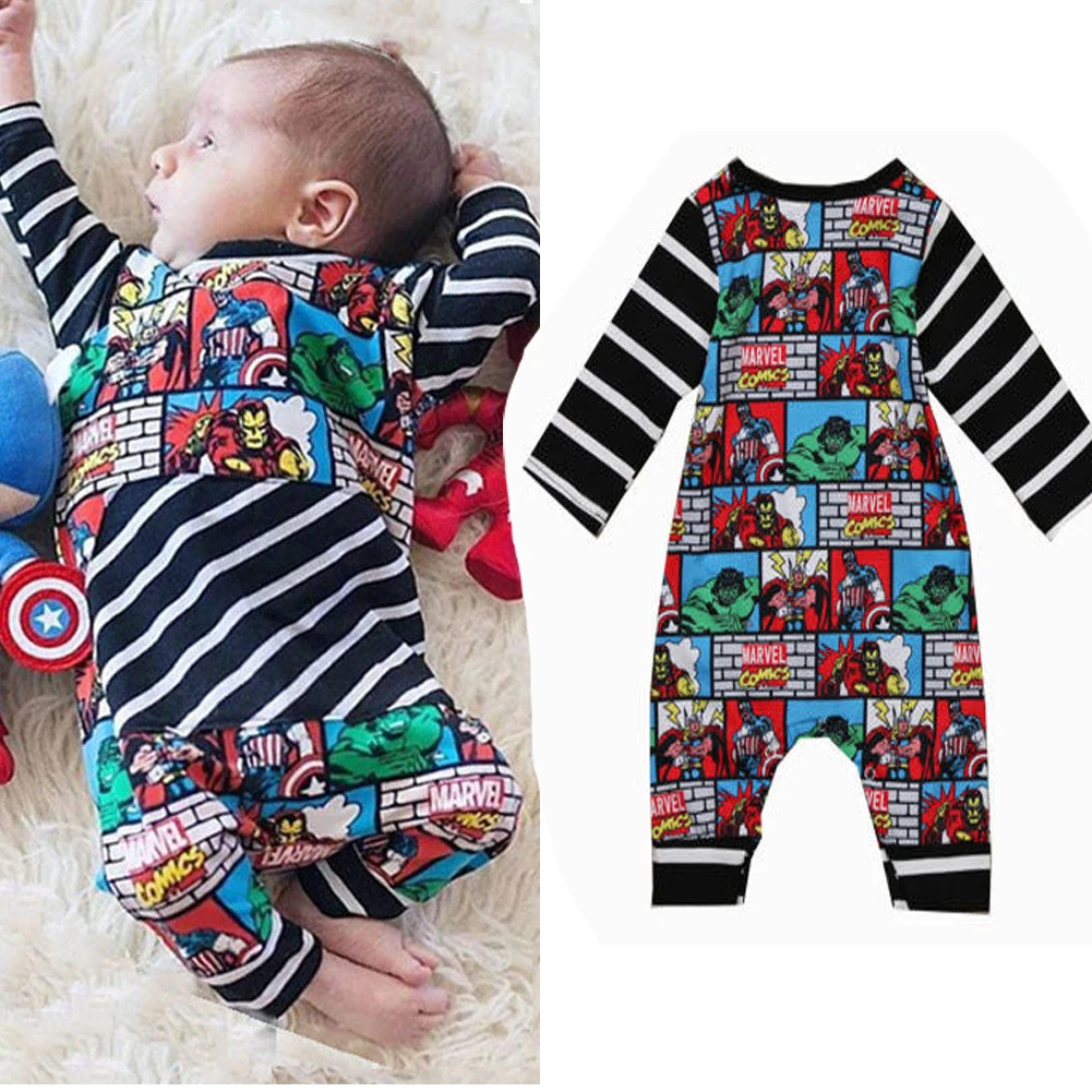 marvel newborn baby clothes