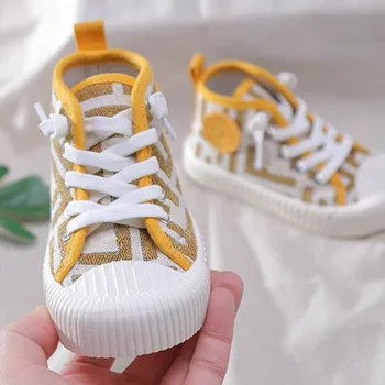 

Children's 3 colour cotton sneakers kids stylish casual shoes