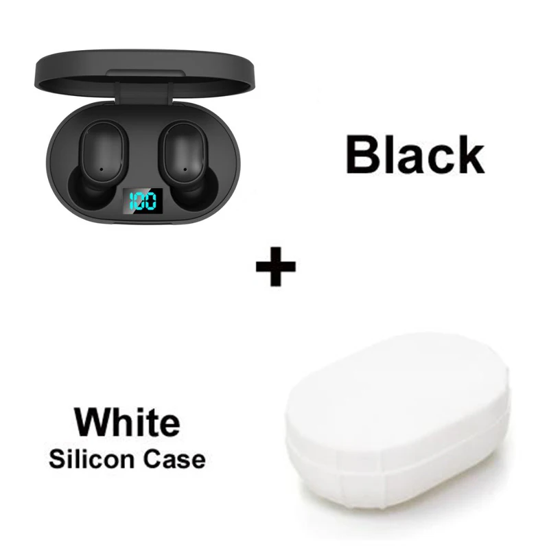 Цвет: желтый TWS беспроводные наушники для Redmi Airdots светодиодный дисплей Bluetooth V5.0 гарнитура с микрофоном для iPhone huawei samsung pk QCY - Цвет: Цвет: желтый