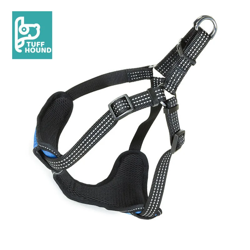 TUFF HOUND Светоотражающие нейлоновые шлейка для собаки домашнего животного ошейник Регулируемый мягкий большие пластиковые контейнеры для тату жилет собаки хаски собаки