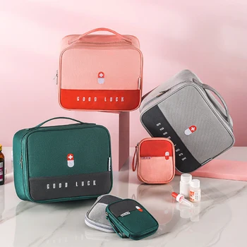 

Thickened Medicine Cabinet Family Portable Storage Bag Box Multifunctional Layered Medicine Cabinet Medicine First Aid Kit^