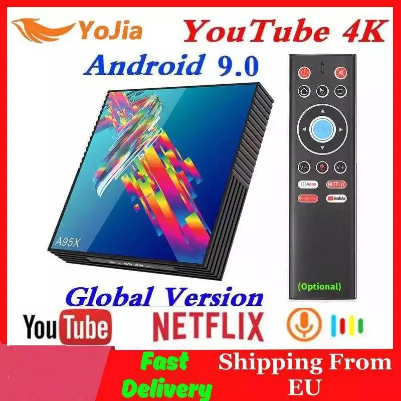 

Smart TV Box Android 9.0 4GB RAM 64GB ROM Wifi RK3318 A95X R3 TV Box Netflix Youtube 2G16G 4K Media Player