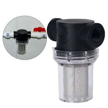 

Reusable Water Pump Filter Multipurpose Strainer Water Pipe Flow Irrigation Outdoor Inline Mesh Pump Filter For Garden