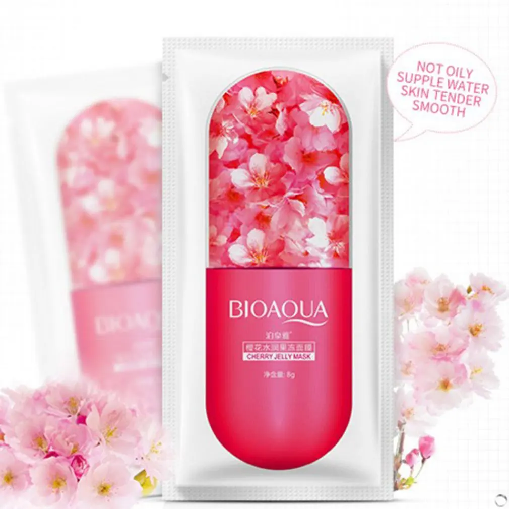 BIOAQUA Moisturizing Blueberry Cherry Jelly Mask Face Wrapped Masks Oil Control Smooth Tender Replenishment Skin Care 1 BIOAQUA Moisturizing Blueberry Cherry Jelly Mask Face Wrapped Masks Oil Control Smooth Tender Replenishment Skin Care 2