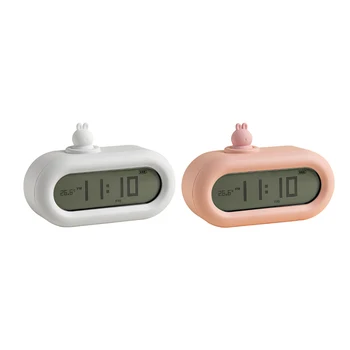 

Cute TV Cartoon Alarm Clock Portable Multi-Functional Small Desk Lamp Student Sleepy Dormitory Time Smart Clock