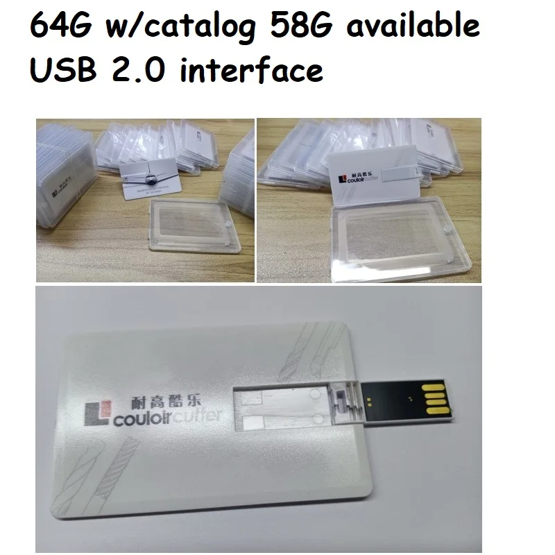 1pce 58G U Disk Fash Drive Waterproof Memoria Cel USB Stick Gift