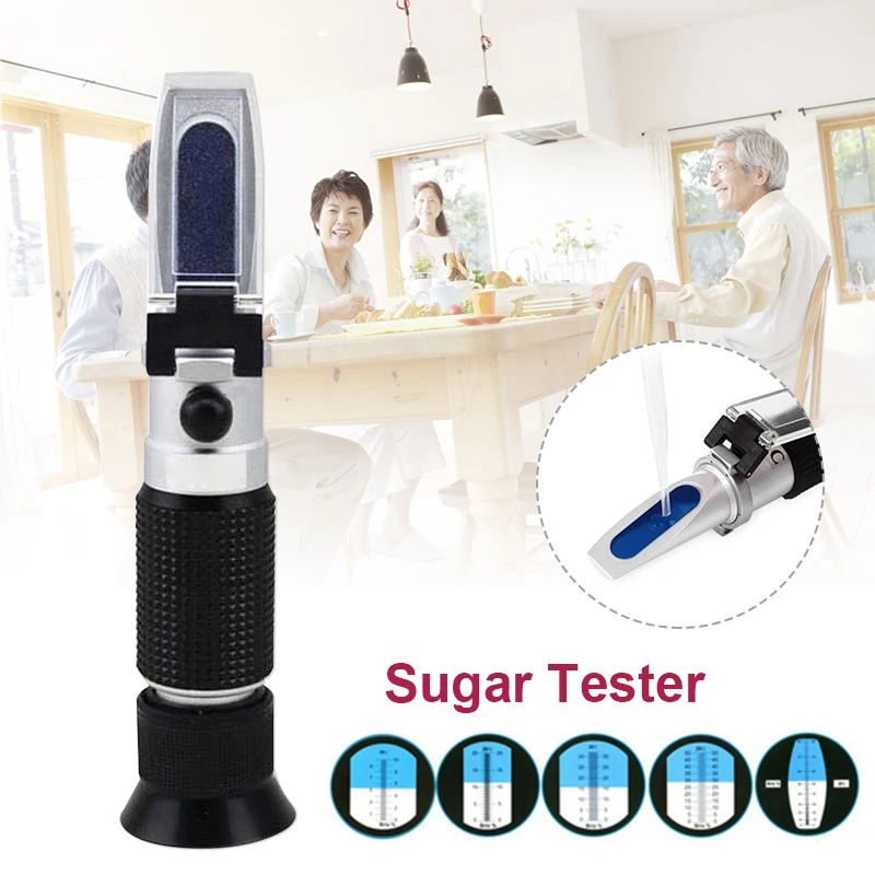 

0~32% Wort SG Specific Gravity Refractometer Sugar Wine Beer Fruit Tester