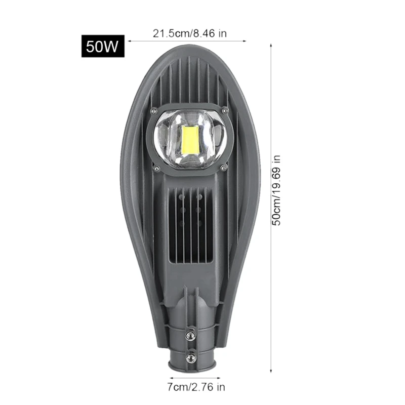 Promotion! 50W Led Street Light Waterproof Ip65 Road Street Flood Light Outdoor Garden Light Road Park Headlight Ac85-265V- War