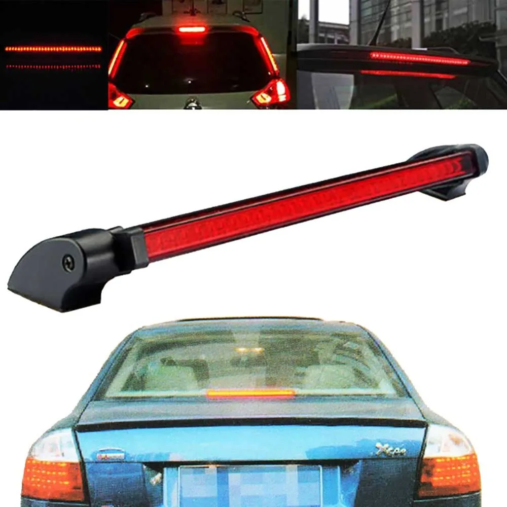 Universal 24LED 12V Red Car LED terza luce di Stop barra di segnalazione di parcheggio posteriore lampada di arresto per montaggio su camion - Image 5