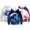 Unicorn Boys GIrls Hooded Sweatshirt Spring 3D Print Hooded Coat For Boys Christmas Present Kids Outerwear Children Clothing ► Photo 1/6