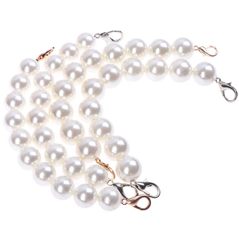 

Pearl Beaded Short Bag Straps Short Shoulder Belt 2 Style Purse Handle Diy Chain Bag Accessories