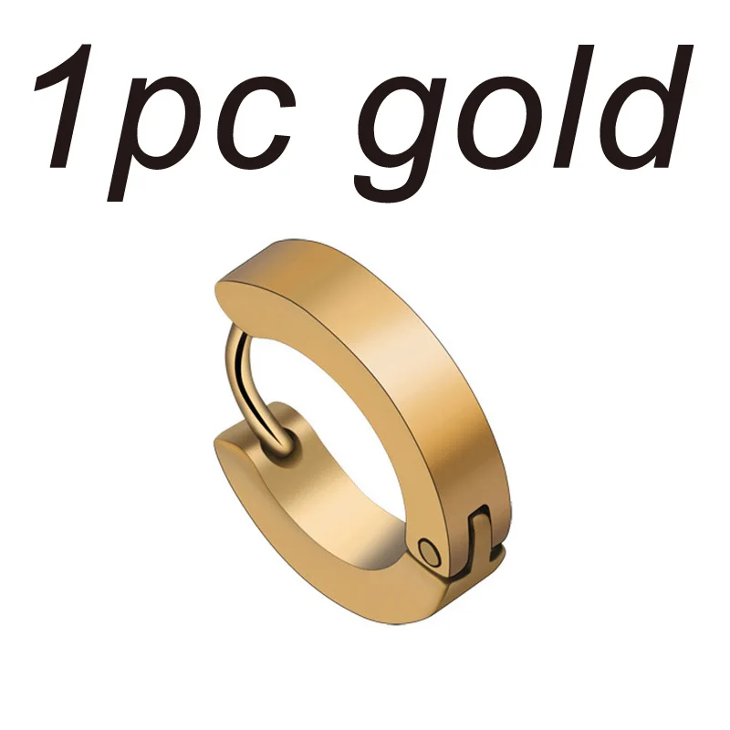 1x gold Персонализированные пользовательские имя серьги выгравированы с вашим именем панк серьги-гвоздики для мужчин и женщин унисекс из нержавеющей стали титановый гвоздик серьги - Окраска металла: 1x gold