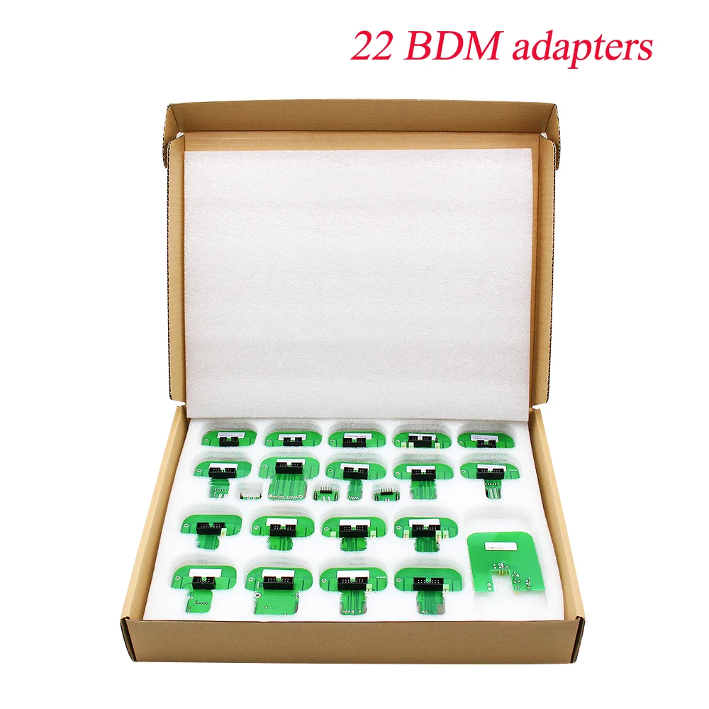 OBD2 22 шт. BDM Адаптеры для KTAG KESS KTM BDM Dimsport зонд адаптеры полный набор для оригинального зонда светодиодный BDM Рамка ЭБУ пандус адаптер - Цвет: 22pcs BDM adapters