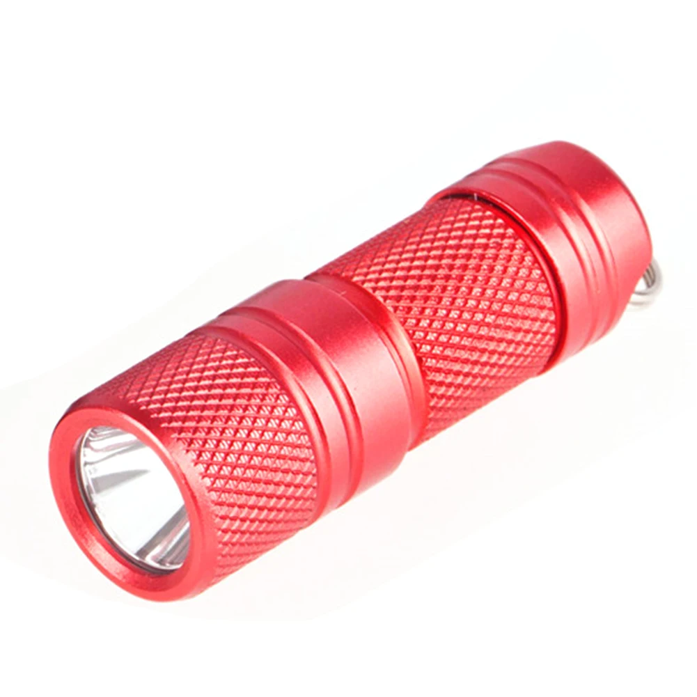 Portable Mini LED Flashlight Rechargeable USB Light Keychain Outdoor Lamp Torch