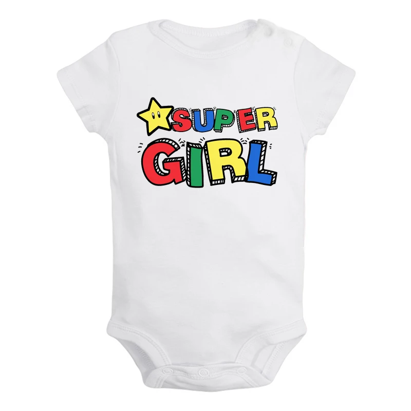 ifBaby2714W Одежда для новорожденных мальчиков и девочек с милыми звездами и супергероями из мультфильмов; комбинезон с короткими рукавами; костюмы из хлопка; подарок - Цвет: ifBaby2714W