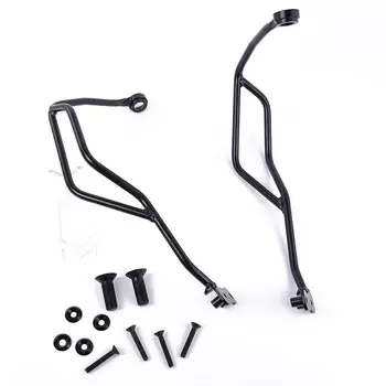 

MTKRACING Steel Left Right Motorcycle Font Handle Bar Hand Guard Bumper Frame Protector for Honda CRF1000L Africa Twin 2018+