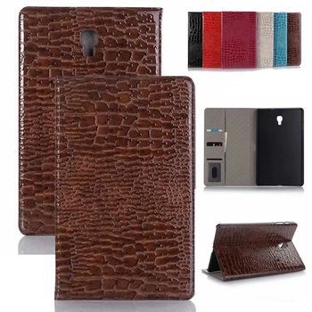

Card Slot Coque For Samsung Galaxy Tab A2 10.5 2018 T590 Case Luxury Crocodile PU Leather Folio Stand For Samsung T590 Cover