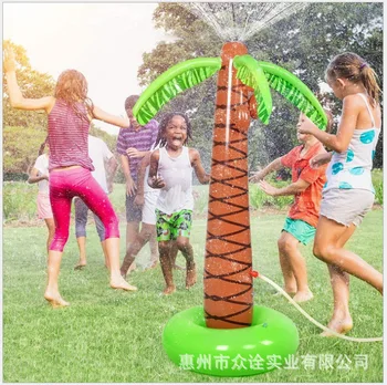 

1.55m inflatable water spray coconut tree summer water park Inflatable Summer Children Play Water toy