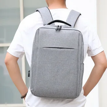 

USB Anti-theft Laptop Backpacks 15 Inch Large Capacity Travel Bagpack Men Waterproof Charging Backpack Student Bags