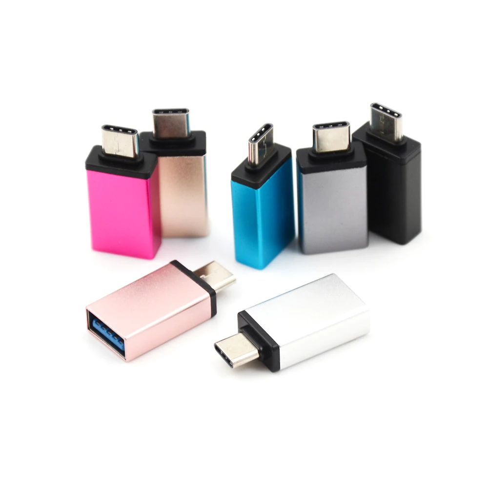 USB-C type-C к USB OTG мини адаптер 3,0 конвертер для смартфона высокоскоростной Сертифицированный Мобильный телефон Аксессуары зарядное устройство