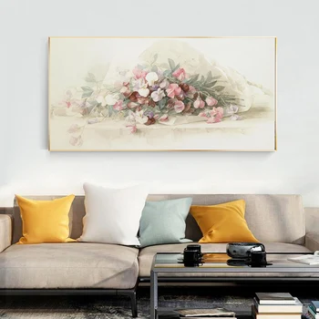 

Abstract Flowers Pop Art Posters And Prints Large Size Modern Home Decor Flowers Pictures Canvas Paintings For Living Room Wall