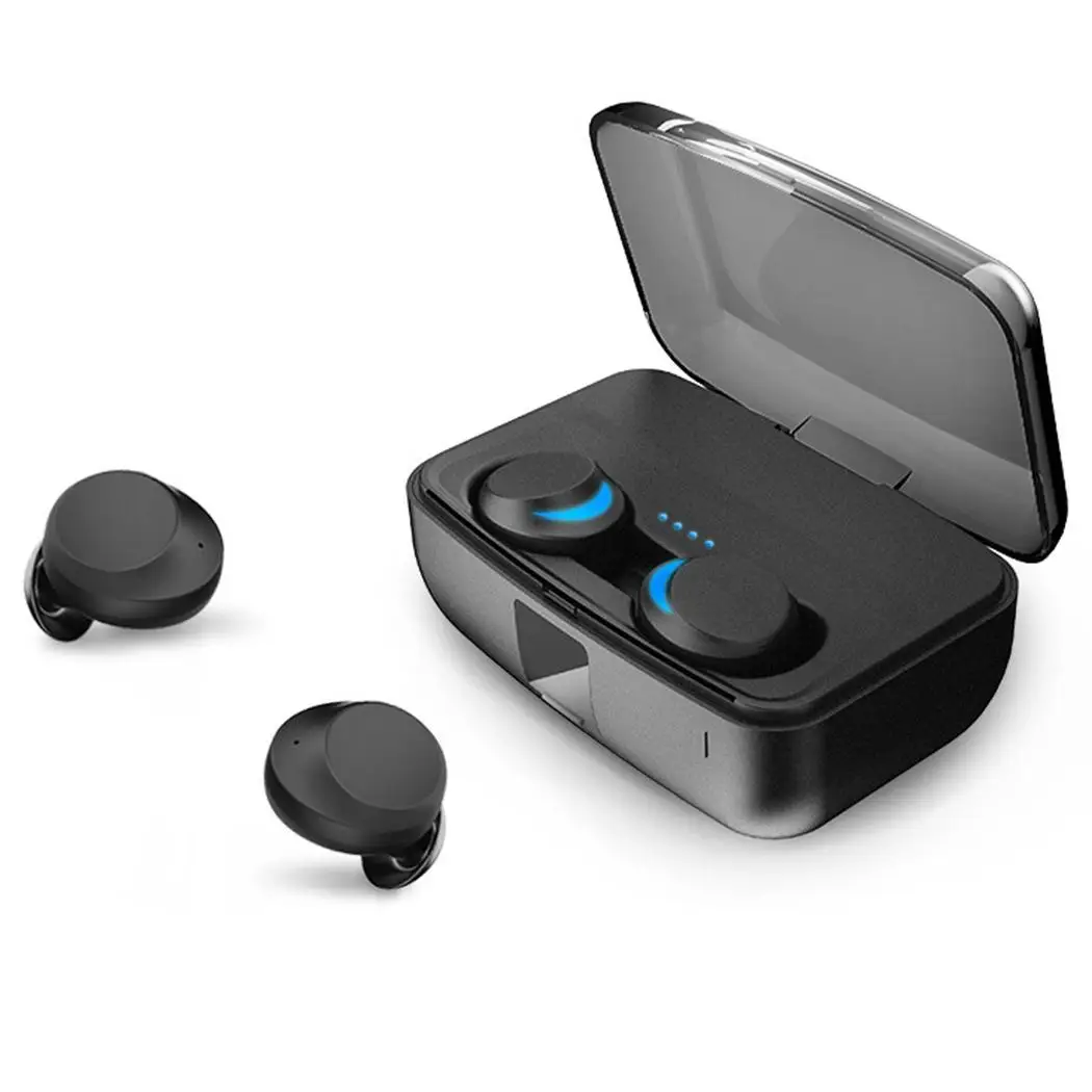 Мини TWS портативный беспроводной наушник Bluetooth Hi-Fi стерео с светодиодный мини-наушник в уши водонепроницаемый с зарядным устройством