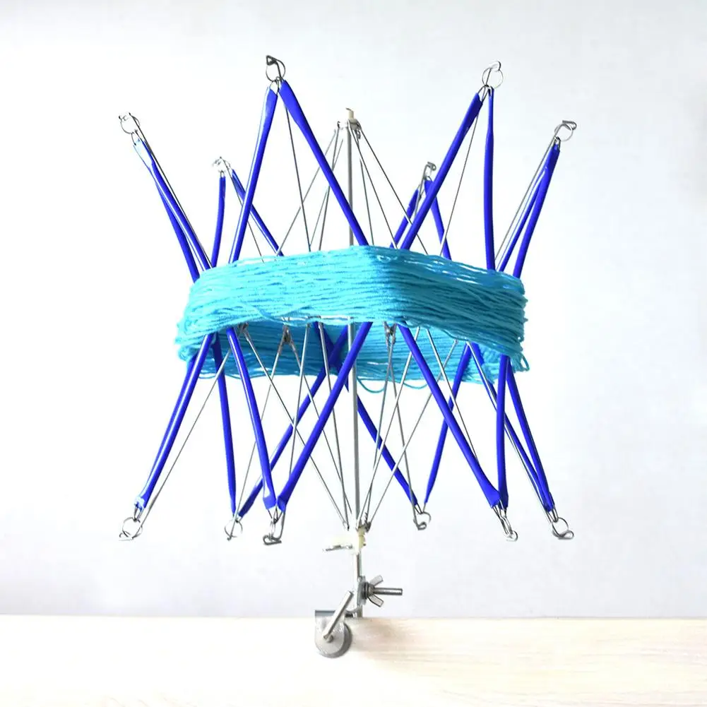 Swift Yarn Thread Fiber String Wool Winder Holder Umbrella Knitting Operated Swift Craft For Patchwork Sewing