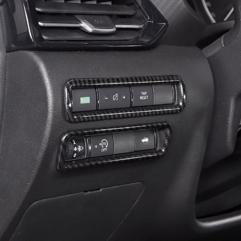 Для Nissan Sylphy карбоновый стиль фара переключатель кнопка Крышка отделка Автомобильный интерьер автомобильные аксессуары Стайлинг