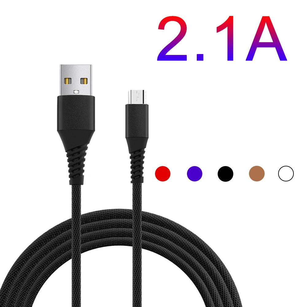 

USB Type C Micro USB Cable Fast Charging Charger Wire Cord For Samsung Galaxy Note 8 9 10 Plus For Xiaomi For Huawei P9 P10 Lite