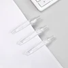 Mohamm 1Pcs 0.5mm Transparent Black Ink Gel Pen Office School Writing Student Supplies Stationery 4