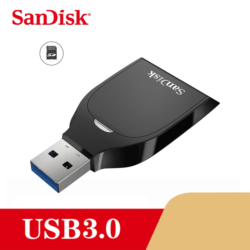 SDDR-C531 Считыватель карт памяти SanDisk mobile USB 3,0 считыватель 170 МБ/с./с скорость для SD SDHC SDXC microSDHC microSDXC UDMA7 CF карта - Цвет: SDDR-C531