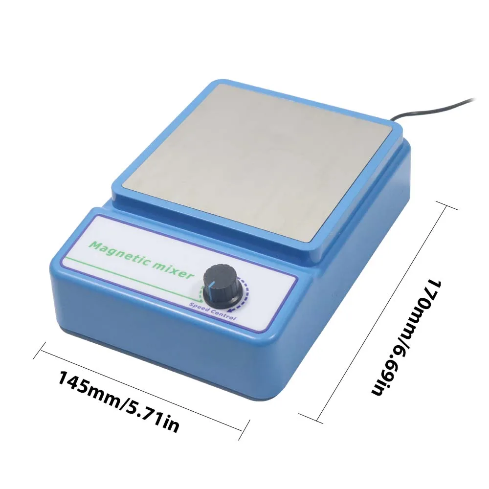 

New Magnetic Stirrer Magnetic-mixer with Stir Bar 2400 rpm Max Stirring Capacity 3000ml Volume for Scientific Research Industry
