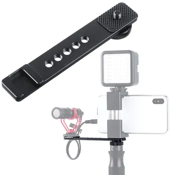 

Action Camera Mini Cold Shoe Bracket Adapter Microphone Extension Rod Smartphone Tripod Cradle Mount Accessories