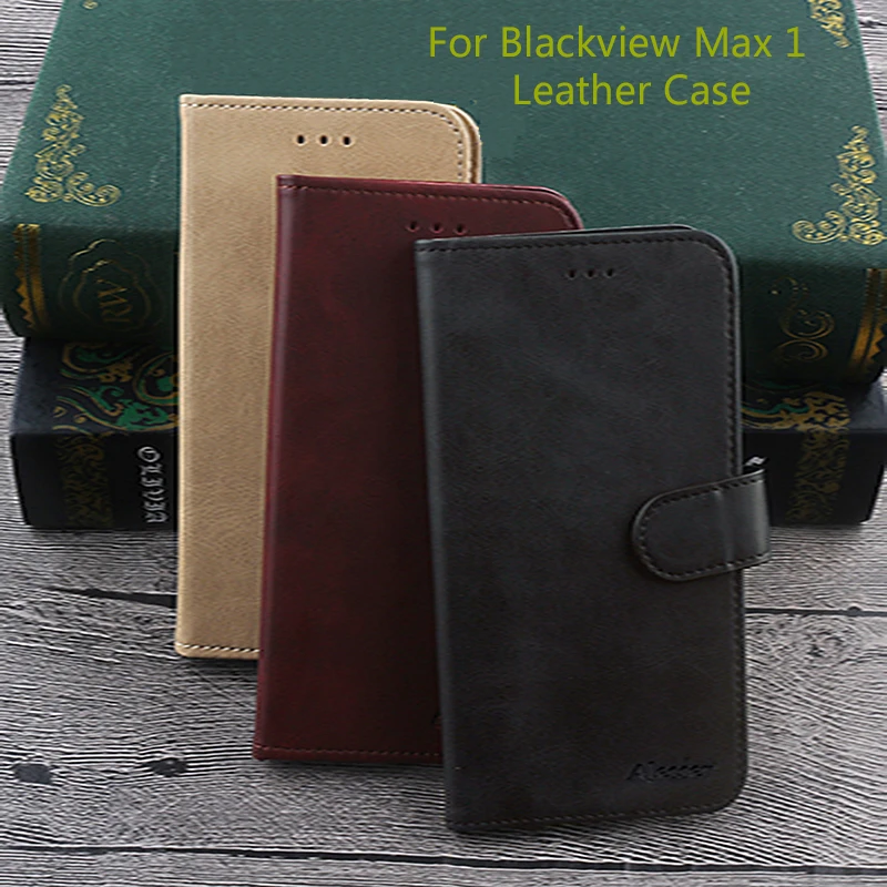 Alesser для Blackview Max 1 из искусственной кожи чехол нескользящий флип кошелек с