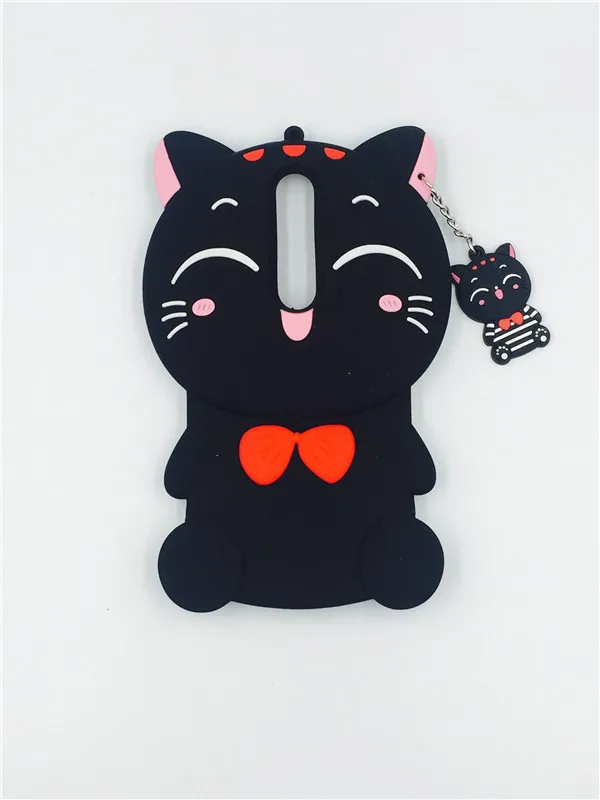 Coque En Silicone Souple Pour Nokia 6 5 5 Pouces Dessin Anime Kawaii Couleur Chat Licorne Nœud Papillon Aliexpress