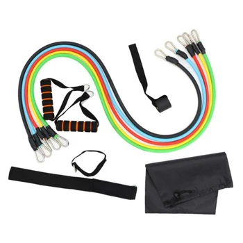 

11pcs Pull Rope Fitness Exercises Tubes Pedal Excerciser Resistance Bands Latex Body Training Workout Yoga Rubber Loop Tubes New