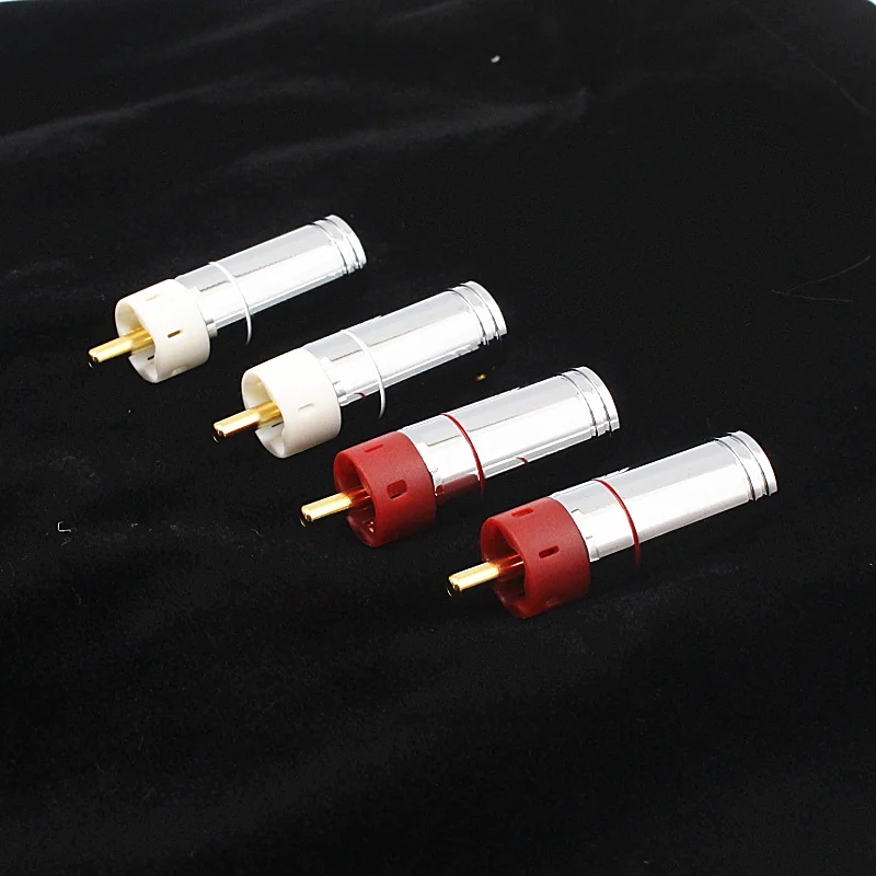 YIVO XSSH Высокое качество Hifi позолоченный Мужской Аудио разъем RCA 4 шт