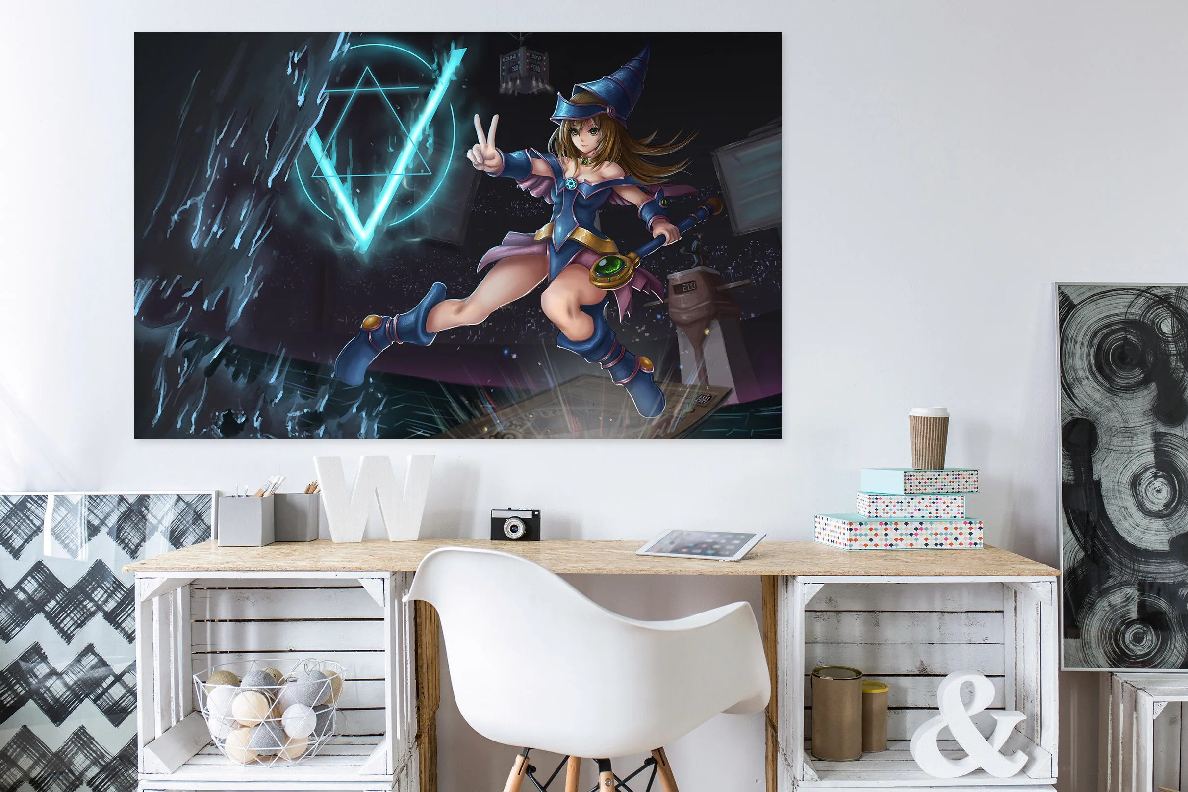 [Самоклеющиеся] 3D Yugioh-темная волшебница 238 Япония аниме наклейки на стену, плакат настенные наклейки AJ обои живот