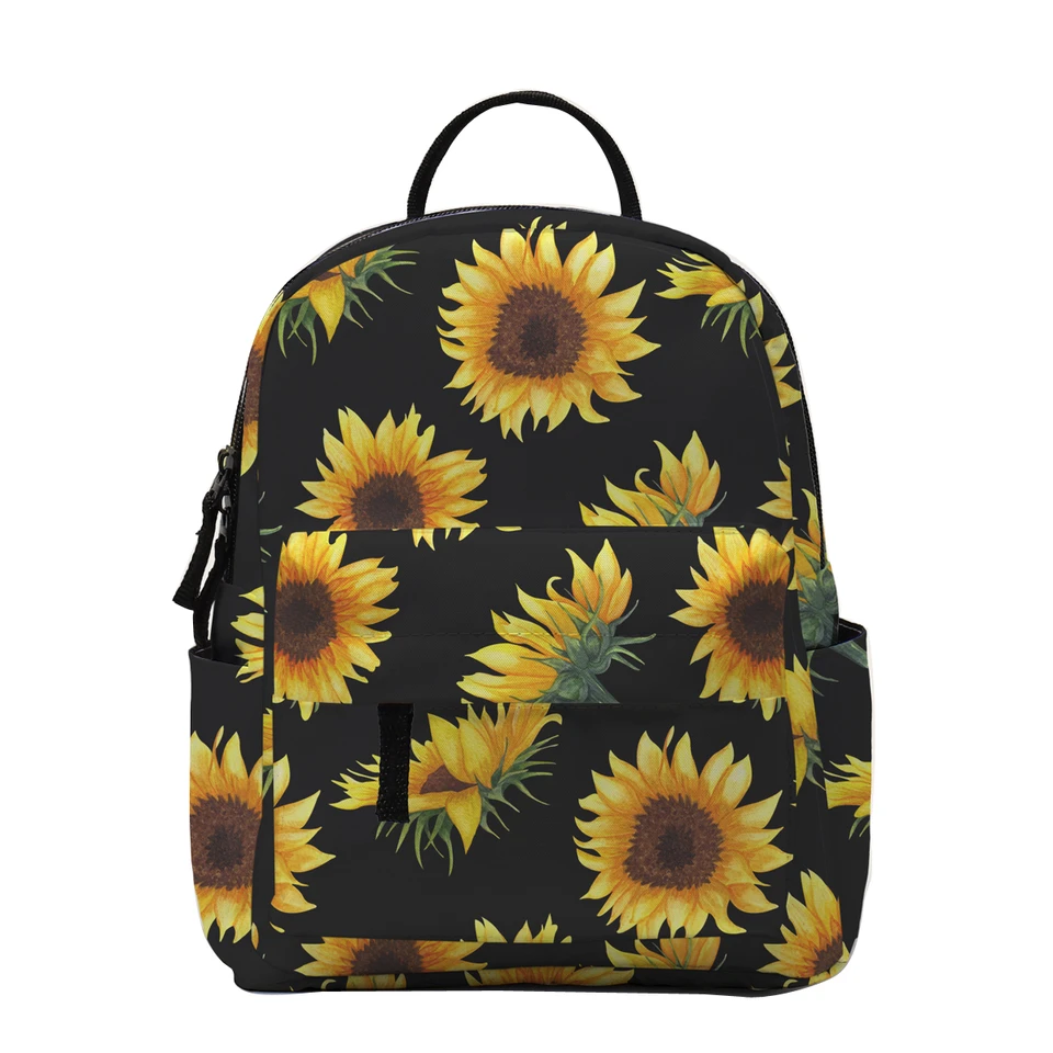 yellow small backpack