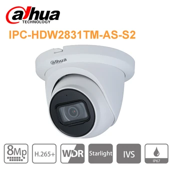 

Original Dahua 8MP IP camera cctv security camera outdoor indoor IPC-HDW2831TM-AS(S2) IPC IR 30m WDR H.265 MIC IVS Poe camera
