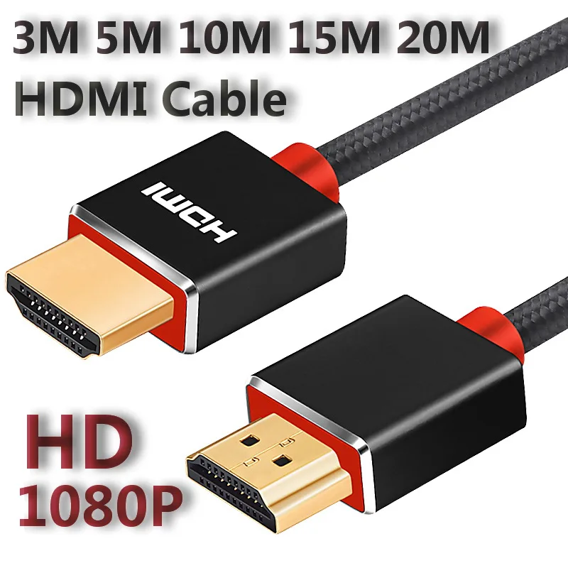 Lungfish High Speed Long HDMI-compatible Cable HD 1080p gold plated for Splitter Switch PS3/4 TV Box Projector Computer | Электроника
