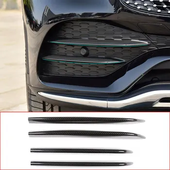 

For 2020 Mercedes-Benz GLCABS carbon fiber pattern style front fog lamp decoration bright bar