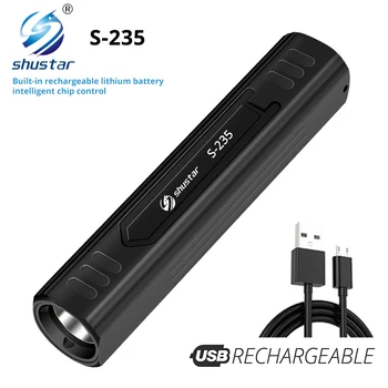 

Rechargeable LED Flashlight With T6 Lamp Bead 5 Lighting modes waterproof Camping Adventure Light Can be used as a power bank