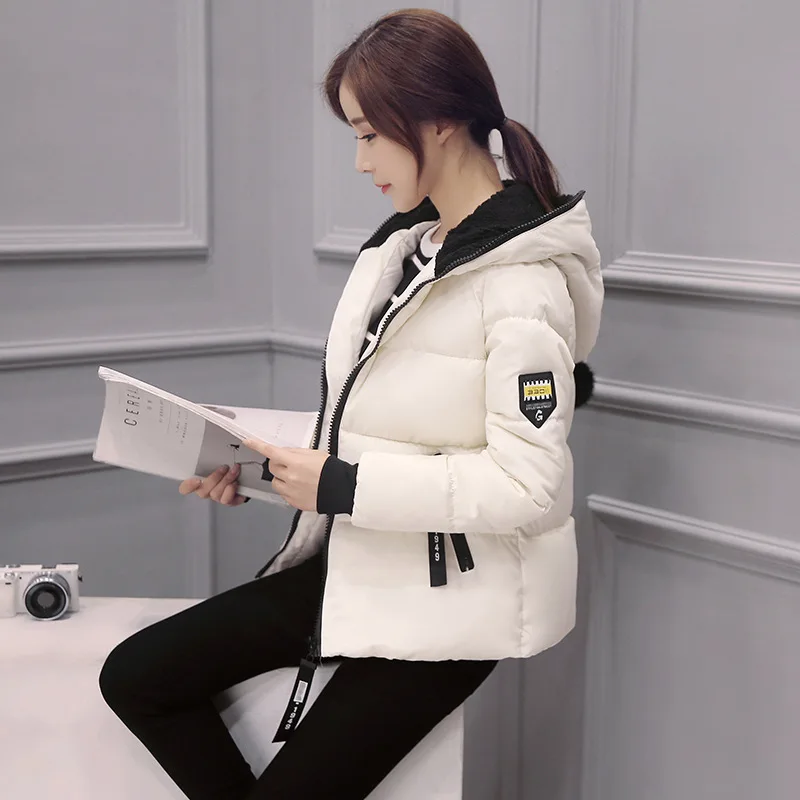 

Good Quality 2017 Winter New Style Korean-style WOMEN'S Wear Students Cropped Jacket Thick Small Cotton Coat Women's Short down