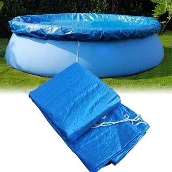

Dish / Square Swimming Pool Cover For Round Square Swimming Pools Inflatable Pool Rainproof Dust Cover Pe Round Pool Covers g2